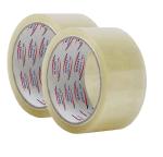 HEPINES Transparent Tape 2 inches Width, 65-meter Length, Pack of 2 (Premium Quality | All Packaging | Home, Office and Industrial Uses)
