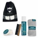 ROYAL CARE PROFESSIONAL ULTIMATE SPRAY CLEANER & BAG KIT for Shoe |SPRAY CLEANER 200 ML + 1 BRUSH + SHINE SPONGE + SHINE SPONGE + SHOE BAG BLACK | Works on Leather, Whites, Nubuck, Golf Shoes, Basketball Shoes, Boots, Sandals