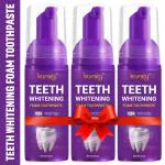 KURAIY New 60ml Toothpaste Mousse V34 Teeth Cleaning Whitening Toothpaste Yellow Teeth Removing Tooth Stains Oral Cleaning Hygiene