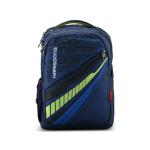 HARISSONS Unbeatable 31L Unisex Casual Backpack with Quick Grab Handle Navy Blue Green