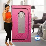 Kawachi Portable Steam Sauna Bath for Home Full Body Personal Sauna at Home Spa with 1.5L 750W Steam Generator, 60 Minute Timer