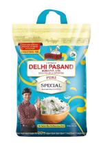DP DELHIPASAND Special Long Grain Traditional Basmati Rice|Naturally Aged | Rich Aroma | Gluten Free | Cholestrol Free (10 Kg)