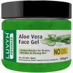 Luvyh Aloe Vera Multipurpose Gel (100g) for Skin and Hair Organic Non-Toxic AloeVera Gel for Acne, Scars, Glowing & Radiant Skin Treatment for All Skin Types No Parabens, No Mineral Oil, No Sulphate, No Silicone