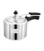 Srushti Gold 3 ltr Inner Lid Aluminium Pressure cooker