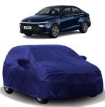 Carigiri Royal Blue Car Body Cover For New Hyundai Verna(Triple Stitched,Mirror Pocket,Dustproof)(Models-2023)