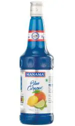 Manama Blue Curacao Syrup, Mixer for Mocktails and Cocktails (1Litre)