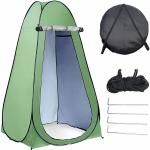 GLORIAL STAR D-FLY camping tent beach tent Privacy Cloth Changing Tent with Carry Bag - One Person, Olive Green