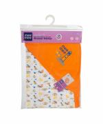 Mee Mee Baby Wrapper Blanket with Hood | Soft & Cozy for Newborns (Orange)