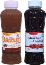 NATRAJ The Right Choice Bazuri and Sharbat-E-Fauld 750 ml Each (pack of 2)
