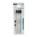 MUMUSO Eco-friendly Wheat Straw Bamboo Charcoal Toothbrush - 6 PCS
