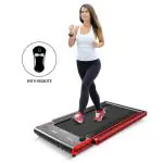PowerMax JogPad-2 Double Fold Treadmill with Remote Control & Bluetooth Speaker