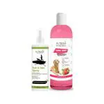 Altressa Long Coat Pet Shampoo 500ml for Hair Rejuvenation, pH Balanced, Naturally Organic Dog Shampoo for Smelly Dogs Grooming Products With Free Tick N Flea Spray 250 ml (BUY 1 GET 1 FREE)