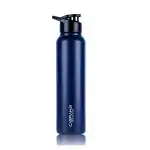 CASPIAN /// Hike Stainless Steel Sipper Water Bottle (Prussain Blue, 1 Litre, Set of 1)| Leak Proof Thunder for Fridge Home Office Travel School Kids Boys Girls Adults Sports Gym Yoga