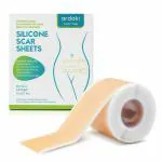 ARDAKI Scar Removal Tape Scar Removal Sheet Strips for C-Section, Acne Scars, Tummy Tuck, Keloid and Surgical Scars, Reusable Medical Grade Silicone Scar Tape, Get Scars Away Painless Reusable