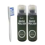 Quick Nubuck and Suede Shoe Polish | Color - Olive Green | Pack 2 x 125 ML | Nubuck and Suede Renovator