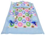 Toddylon New Born Baby Bedding Set Cradle Mattress with Super Soft Pillow and Bolsters