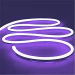amiciVision Purple Neon LED Strip Light | 5m Long, Waterproof Decoration String Light with DC12V Adapter and Blinker