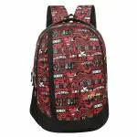 ZIPLINE Unisex Casual Polyester 36 L Backpack School Bag Women Men Boys Girls College Bag - Red