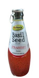 Veefresh Basil Seed Drink Strawberry 300ml (Pack of 4)