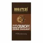 BOGATCHI Chocolate 99% Dark| Crunchy | Real Cocoa Intense Dark Chocolate, 60 gm