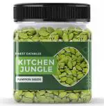 Kitchen Jungle Pumpkin Seeds (250 gm) | Unroasted Pumpkin Seeds (Jar Pack)