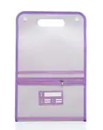 Shining Zon Vertical Expanding File Folder 13 Pockets Accordion File Folder Organizer for A4 Letter Size Paper Document Holder Organizer for School, Home, Office (36 * 24cm) (Pack Of 2 Purple Colour)