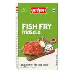 Priya Fish Fry Masala Powder - 50g (Pack of 16) - Authentic, Aromatic, Flavourful Spice Mix - Easy to Cook