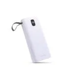 Onelife Power 02 20000mAh 12W Lithium-Polymer Power Bank | Dual Input, Dual Output | White