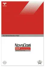 Novajet Technova Novadom Ulr (Unpunched) Universal Long Run Desktop Offset Plate (100 Nos.) 216 Mm X 368 Mm