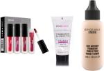 Buy Tya Primer And 4 Red Edition Lipsticks With Foundation (Set Of 3)