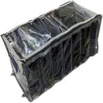 Addyz jeans cover 7 Grid Drawer & Closet Storage jeans pant,Organizer - Transparent PVC Storage Storage (Grey)