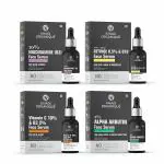 Khadi Organique Niacinamide, Vitamin C, Retinol & Alpha Arbutin Face Serum (Pack of 4) 120 ml