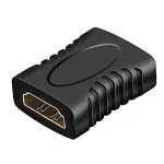 MVTECH Hdmi connector Female to Female Coupler Adapter for HDTV, TV Stick, Laptop PC, Projector, (Pack Of 1)-Black