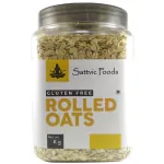 Sattvic Foods Gluten-free Jumbo Rolled Oats (1.5 kg) Whole Grain Large Old fashioned Oat Flakes | High in Fibre and Protein | Aids in Weight Loss | Make muesli, granola bars, Use in baking