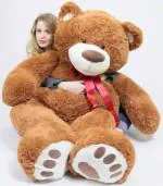 itacheeHUB 5 feet sitting brown teddy bear high quality plush