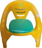 IKEA FURNITURE A True Solution for home furnishing Strong Durable and Comfortable with Backrest for Kids Study Play for Home School Plastic Chair (Finish Color - Yellow, Pre-assembled)