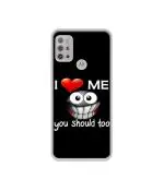 Casotec I Love Me Quotes Design Printed Silicon Soft TPU Back Case Cover for Motorola Moto G10