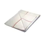 Lafabriqueind Pure mercerised cotton Men's White ethnic Dhoti, size 4.5 mtr, fine borders, pack of 1