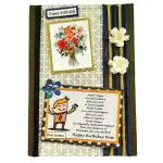 Natal Crafts Handmade Happy Birthday Greeting Card - for Boss/Senior/Collogue - Customize it with a message and a photo