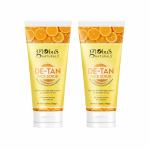 GLOBUS NATURALS De Tan face scrub pack of 2