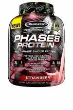 Muscletech Performance Series Phase8 Muscle Builder Strawberry Whey Protein Powder 2.09 kg
