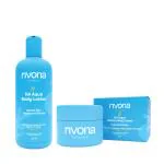 Rivona Naturals Aqua Deep Nourishing Duo| Combo pack of 2 |HA Aqua Body Lotion 250 ml + HA Aqua Cream 50 gm | For Men & Women |All Skin types