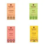 Gouri Keshar Kasturi, Chandan, Khas and Kesar Bamboo Less Dhoop Sticks Box Pack of 4