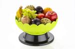 SAVREEN Plastic Revolving Fruit/Vegetable Storage Basket