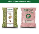 Goshudh Kala Namak 400g & Saunf 1Kg Combo Pack 1400g