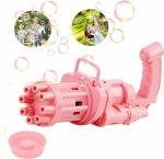 ATRI 8 Hole Bubble Maker Machine Water Gun Toys For Kids Pack of 1 Pink