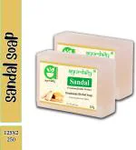 Ayurdaily Natural Sandal Bath Soap, 250 G (Pack Of 2)