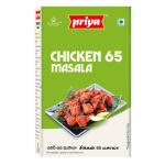 Priya Chicken 65 Masala Powder, 50g (Pack of 16) - Authentic, Aromatic, Flavourful Spice Mix - Easy to Cook