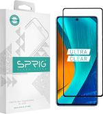 Sprig Black Edge To Edge Tempered Glass For Samsung Galaxy M51, Galaxy M51