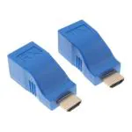 Microware HDMI Extender to RJ45 Cat5 Network LAN Ethernet Adapter